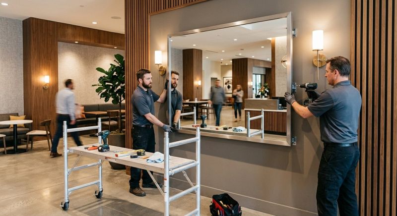 Commercial Mirror Installation in Boulder, CO