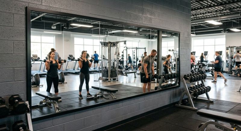 Fitness Mirror Installation in Arvada, CO